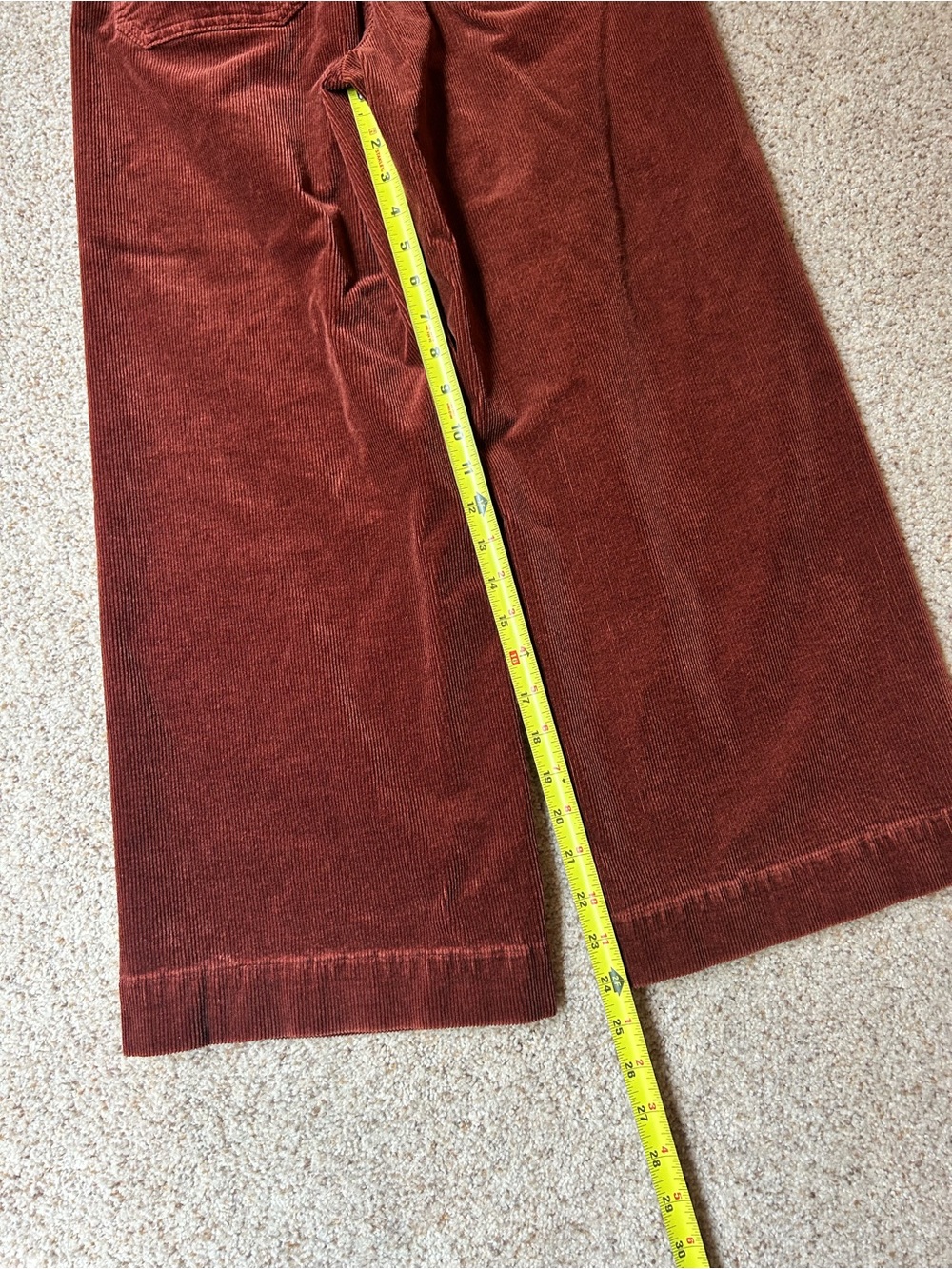 Maeve by Anthropologie Corduroy Cropped Wide-Leg The Colette - Picture 7 of 12